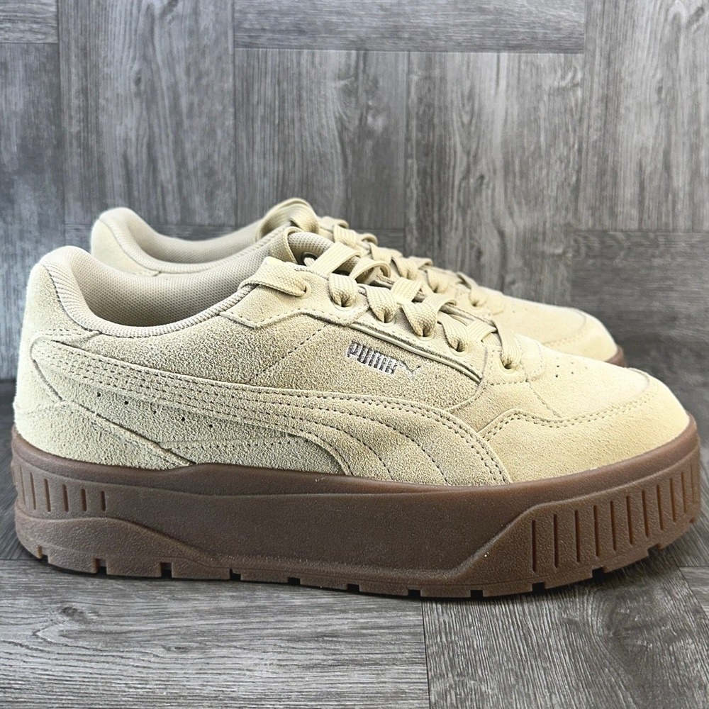 Puma Beige and Brown Women's Sneakers